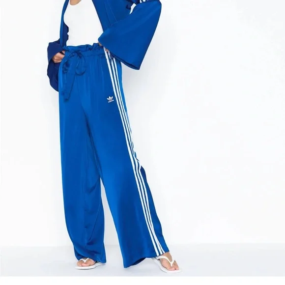 adidas Royal Blue Bomber Jacket with White Accents - Picture 4 of 7